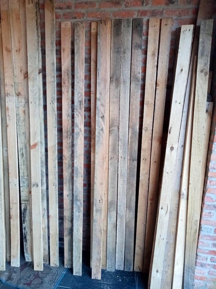Planken,grenen planken, Tuin en Terras, Palen, Balken en Planken, Zo goed als nieuw, Planken, Ophalen