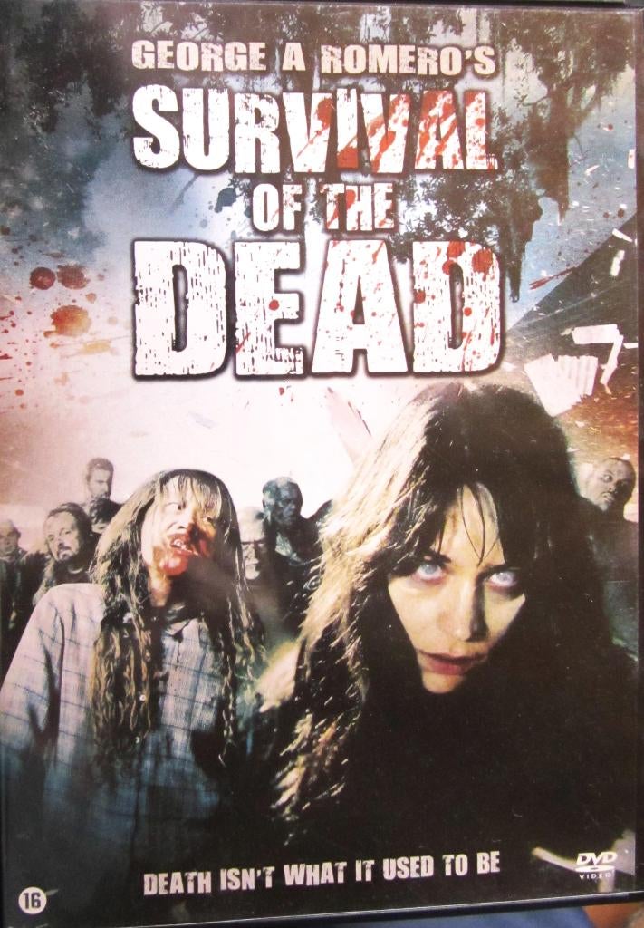 DVD HORROR- SURVIVAL OF THE DEAD, Cd's en Dvd's, Dvd's | Horror, Zo goed als nieuw, Vampiers of Zombies, Alle leeftijden, Ophalen of Verzenden