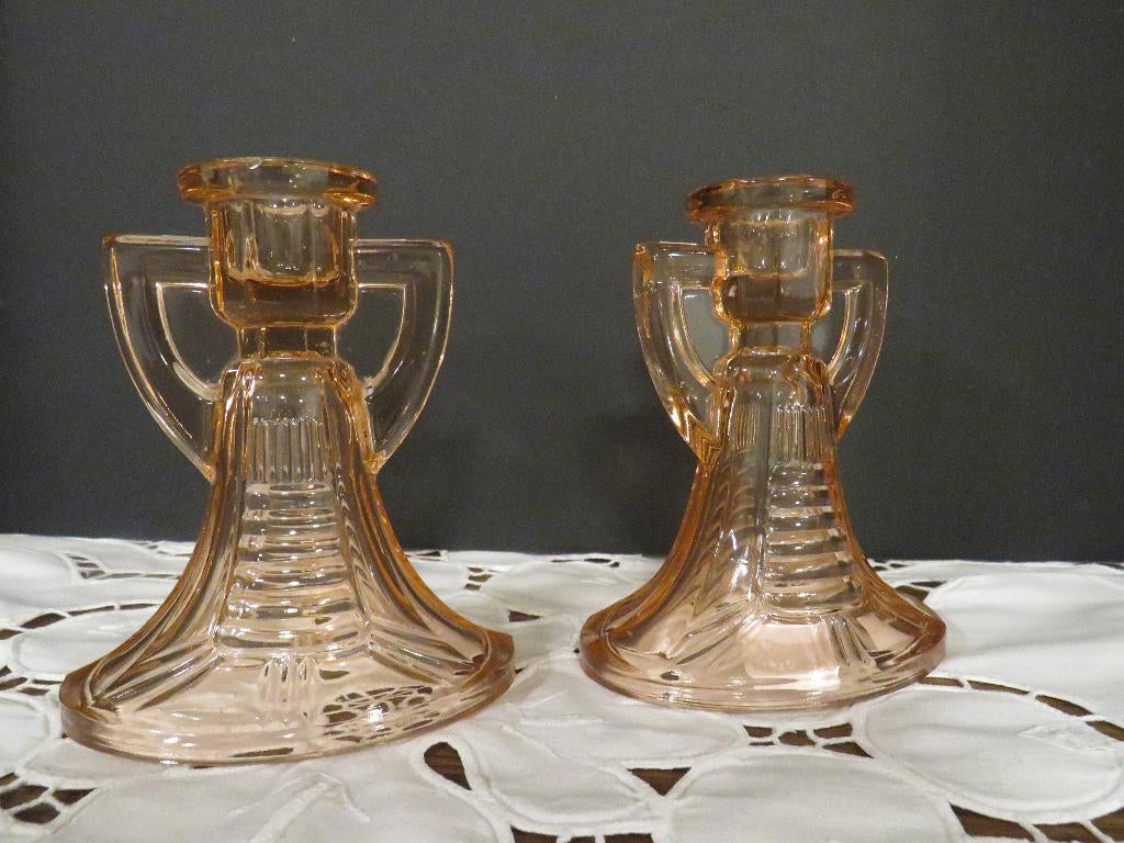 2 bougeoirs LUXVAL Victoria, Antiquités & Art, Enlèvement ou Envoi