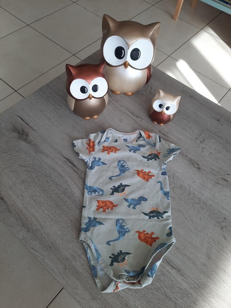 Body/romper dinoprint Hema maat 74-80, Kinderen en Baby's, Ophalen of Verzenden