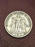 Zilver. Munt 5 Francs 1873 Frankrijk., Enlèvement, France, Monnaie en vrac, Argent