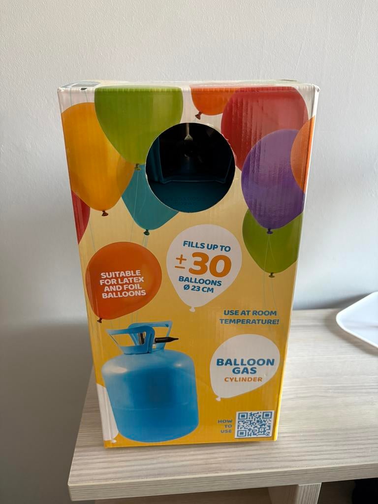 Heliumtank, Ophalen, Nieuw