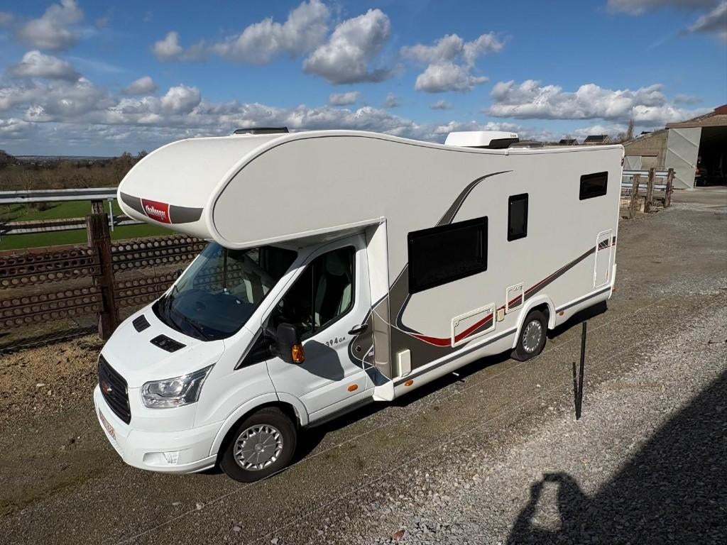 Challenger Genesis C 394 GA Ford Transit Extra Long, Caravans en Kamperen, Mobilhomes, Particulier, tot en met 6, Alkoof, Challenger