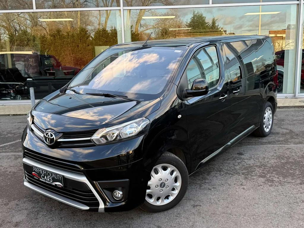 Toyota ProAce 8 ZIT PLAATSEN / LEDER / CARPLAY / ZETELVERWAR, Automaat, Gebruikt, ProAce, Zwart