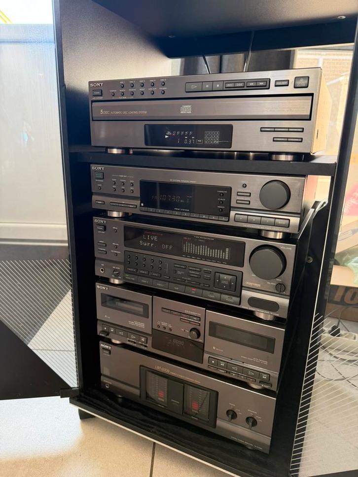 Sony LBT-D709 stereo installatie losse componenten, TV, Hi-fi & Vidéo, Chaîne Hi-fi, Comme neuf, Deck cassettes ou Lecteur-enregistreur de cassettes