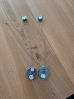 2 embrasses rideaux magnétiques, Huis en Inrichting, Stoffering | Gordijnen en Lamellen, Ophalen, Gebruikt, Grijs, Moderne