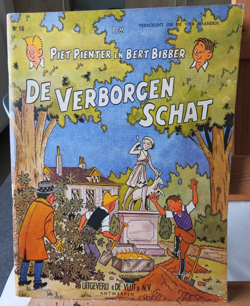 Piet Pienter en Bert Bibber nr 16 is 2 druk 1963, Boeken, Stripverhalen, Ophalen of Verzenden, POM