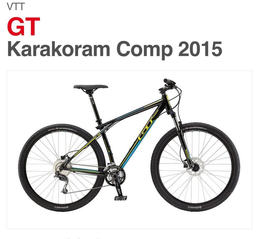 Velo GT Karakormam, Vélos & Vélomoteurs, Vélos | VTT & Mountainbikes, Enlèvement, Comme neuf