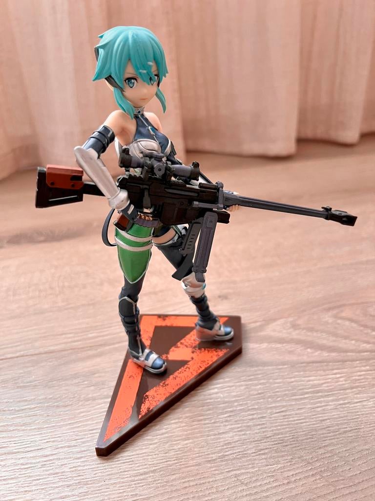 Sinon uit Sword Art Online met sniper rifle, Collections, Enlèvement ou Envoi, Comme neuf