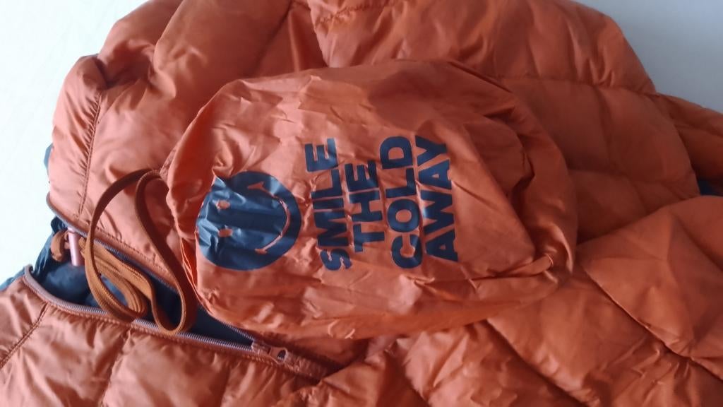 Opvouwbaar lichtgewicht jasje met hoesje Jbc maat 146, Ophalen, Gebruikt, JBC.