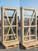 Schüco Balkondeur T-model Dennengroen Zonder Afronding, Doe-het-zelf en Bouw, Ophalen, Zo goed als nieuw, Glas