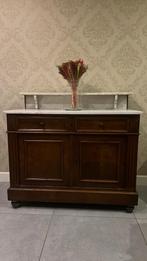 Landelijke kast met marmeren blad, Antiek en Kunst, Ophalen