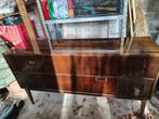Vintage dressoir met platen- en cassette speler, Huis en Inrichting, Ophalen, Gebruikt, 100 tot 150 cm, Vintage