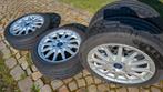 4x velg+zomerband 195/50/R16 Continental Premium contact 2, Auto-onderdelen, Banden en Velgen, Ophalen, Gebruikt, 16 inch, Band(en)