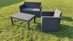 Tuinset Allibert - 1 zit en 2 zit met tafeltje, Ophalen, Tuinset