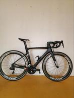 Roues zippées de vélo de route entièrement en carbone en bon, Autres marques, Comme neuf, Enlèvement, 28 pouces