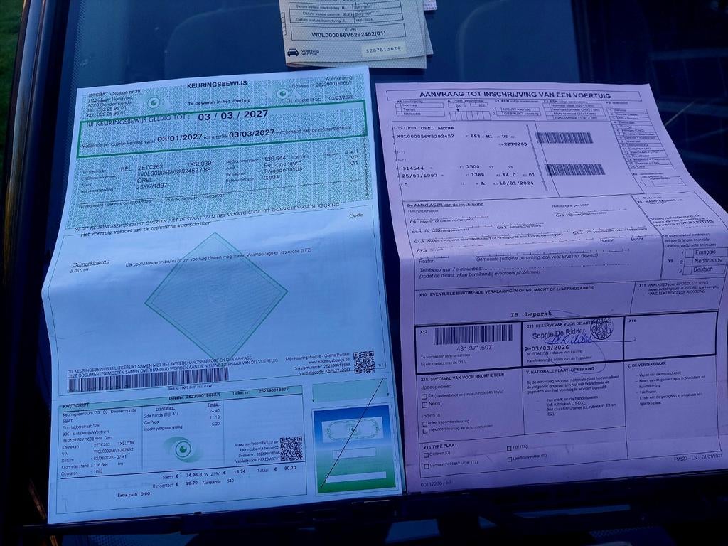 Gekeurd voor verkoop Klaar opel astra 1.4benzine 130000km, Particulier, Te koop, Astra