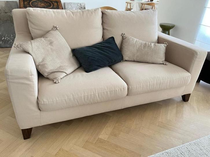 Deux Canapés deux places, Maison & Meubles, Canapés | Salons, Utilisé, Banc droit, Deux personnes, 150 à 200 cm, 75 à 100 cm, Tissus