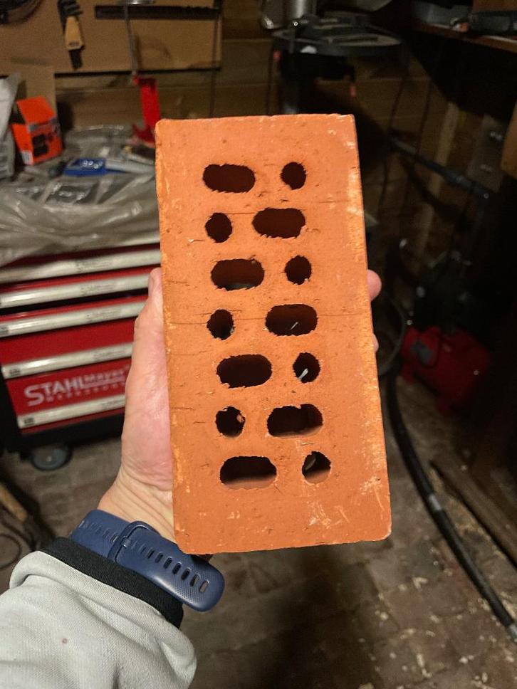 Gevelstenen rood glad Nieuw, Bricolage & Construction, Briques, Neuf, Briques, Enlèvement