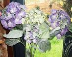 Fleurs d'hortensia., en soie ,,de belle taille, Enlèvement ou Envoi, Neuf, Intérieur