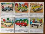 Calendrier Citroën - Tintin 1985, Collections, Envoi, Tintin, Utilisé, Image, Affiche ou Autocollant