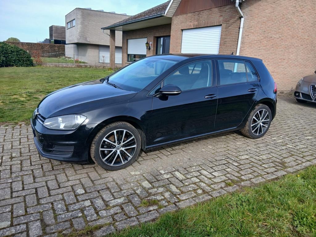 Golf 7 automaat 2013 benzine, Autos, Volkswagen, Euro 5, Achat, Noir, Automatique