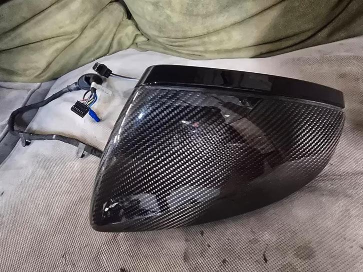 Audi RS6 S6 A6 4K C8 CARBON Buitenspiegel Camera Side Assist, Auto-onderdelen, Spiegels, Audi, Gebruikt