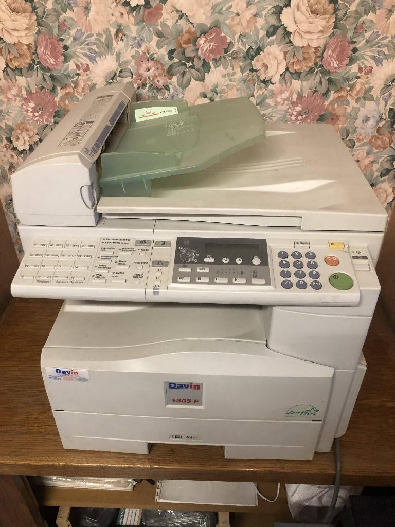 Photocopieur Davin 1305 F – Noir & blanc – WiFi – À réviser, Wi-Fi intégré, Photocopieuse, Enlèvement, Utilisé