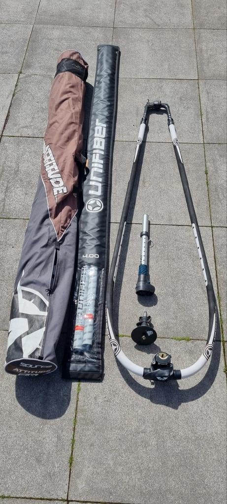 Tk: Attitude 5.8m2 compleet met nieuwe mast,carbon giek, Sports nautiques & Bateaux, Planche à voile, Enlèvement, Wishbone