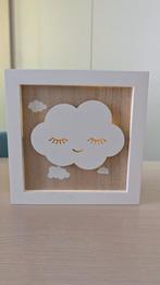 Lampje wolk - houten kader, Ophalen