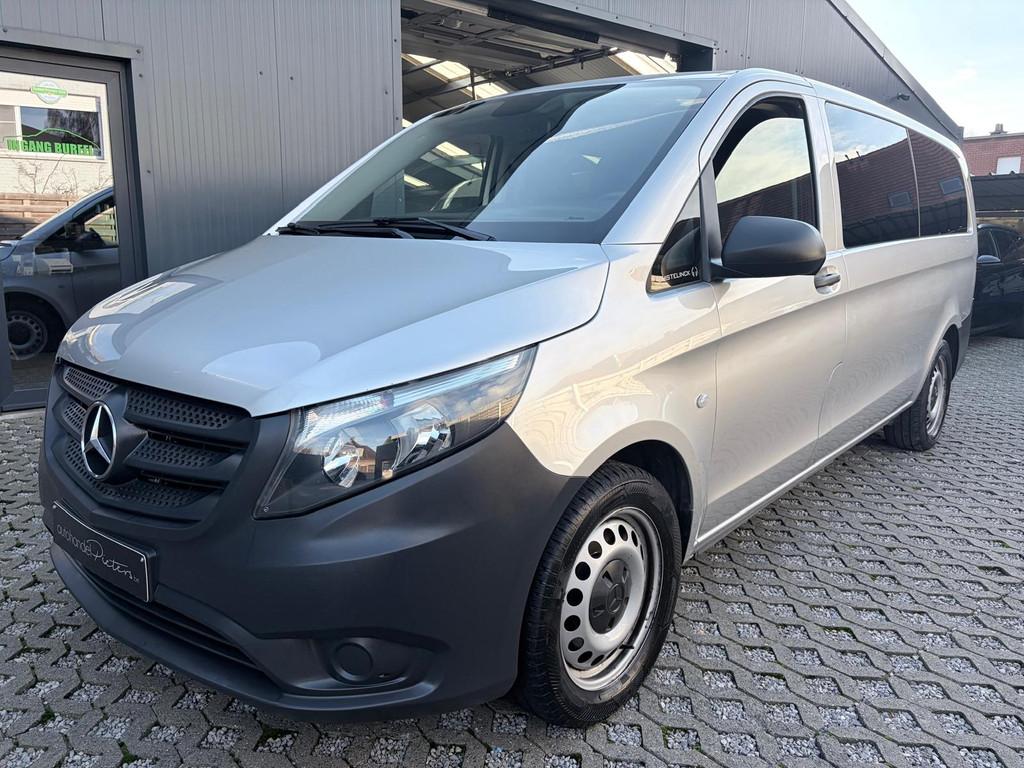 Mercedes-Benz Vito 114 - L3 - 9 plaatsen/Automaat - 28016€, Autos, Mercedes-Benz, 100 kW, Argent ou Gris, Achat, Euro 6