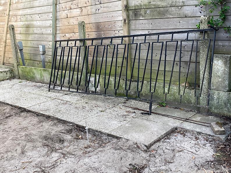 Terras tegels, Ophalen, Gebruikt