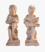 Twee Putti/Cherubijnen beelden., Ophalen of Verzenden