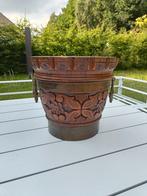 Houten bloempot, Ophalen