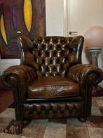 CHESTERFIELD ENGELS ORIGINELE CLUB FAUTEUIL MOOIE STAAT, Antiquités & Art, Enlèvement
