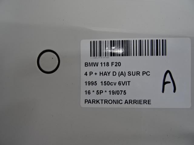 CAPTEUR AIDE AU STATIONNEMENT BMW 1 serie (F20), Utilisé, BMW