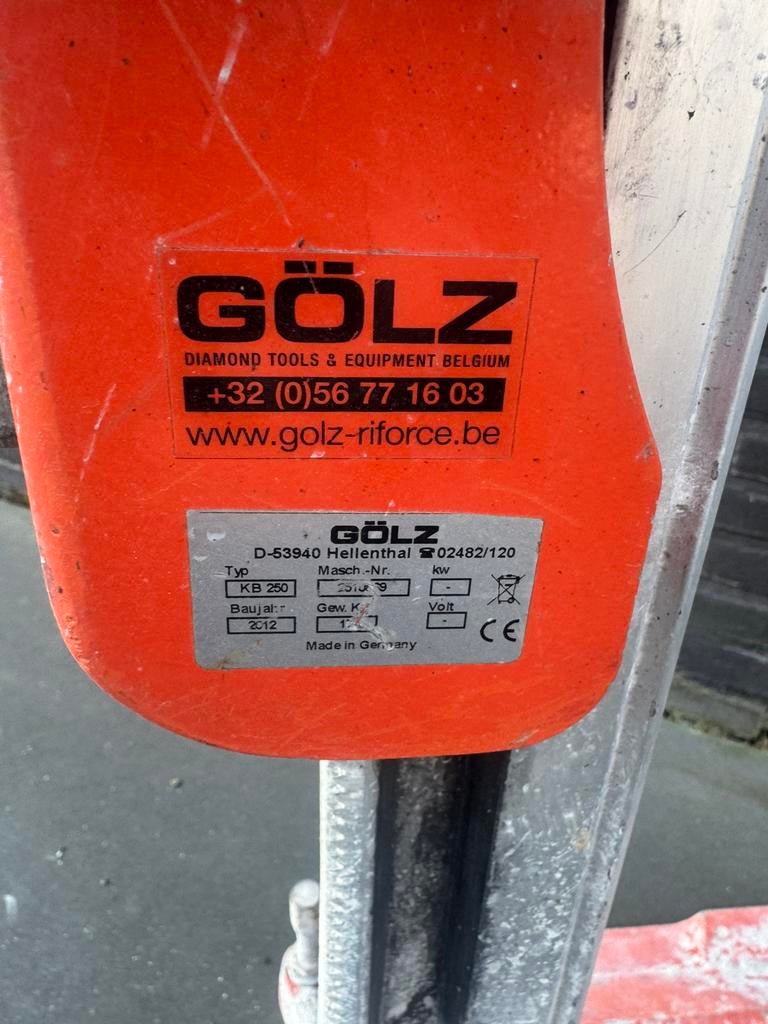 Statief voor diamantboormachine, Doe-het-zelf en Bouw, Ophalen, Gebruikt, Handmatig