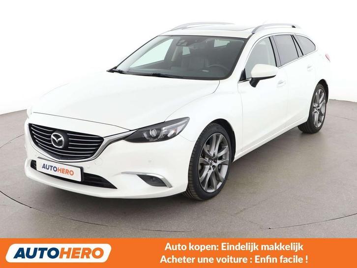 Mazda 6 2.2 Turbodiesel Exceed (bj 2015, automaat), Auto's, Mazda, Te koop, ABS, Airbags, Airconditioning, Bluetooth, Boordcomputer