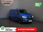 Volkswagen Transporter 2.0 TDI 150 pk DSG Aut. L2 LED/ Adapt, Auto's, Bestelwagens en Lichte vracht, Automaat, Parkeersensor, Blauw