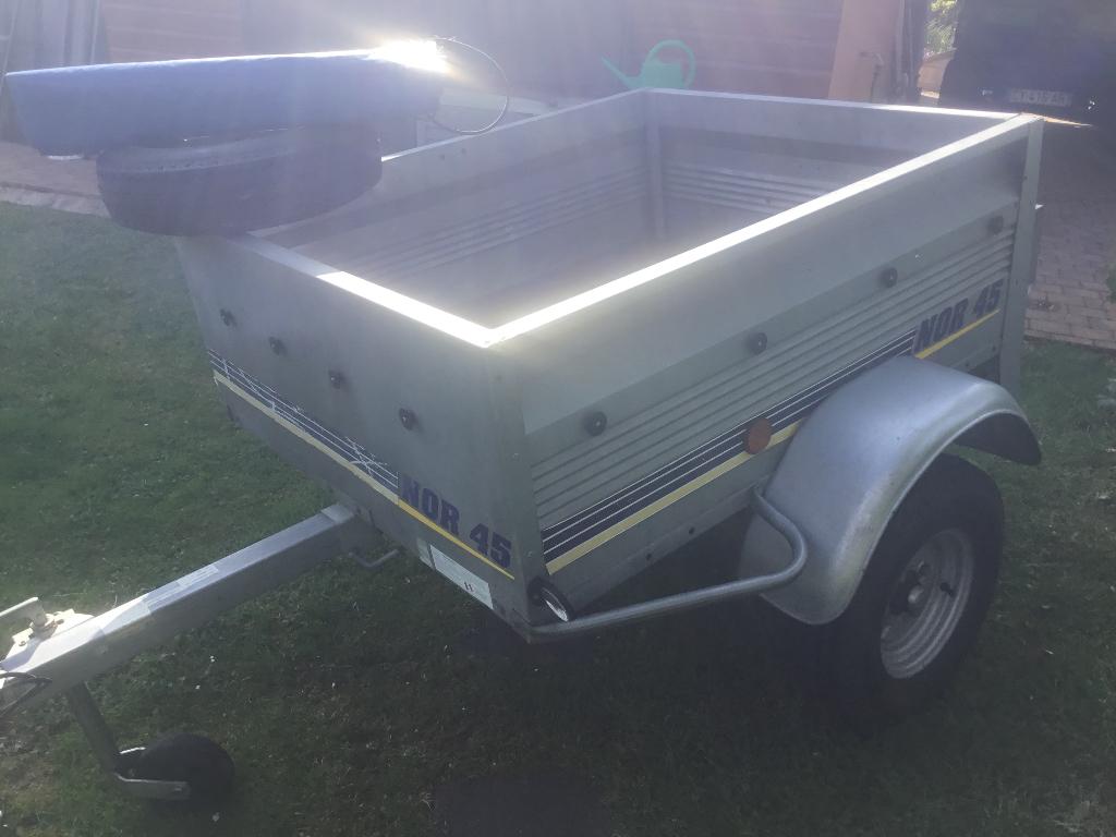 Remorque Norauto 45 1,25m x1,05m, Ophalen, Zo goed als nieuw