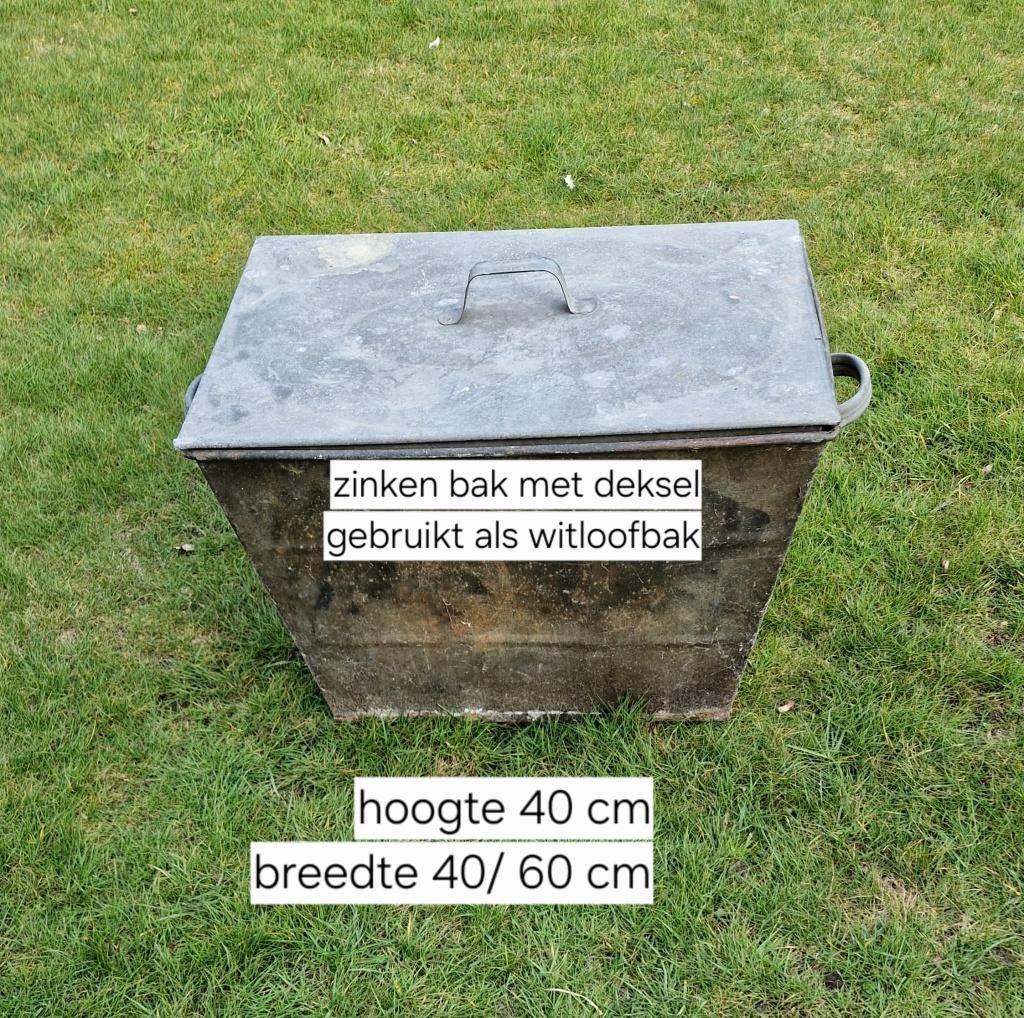 zinken bak, Ophalen, Gebruikt, Tuin
