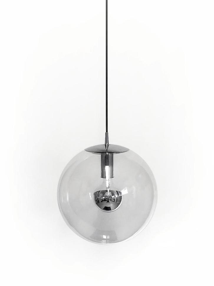 hanglamp Globe Peil & Putzler, Huis en Inrichting, Lampen | Hanglampen, Gebruikt, Glas, Metaal, Ophalen