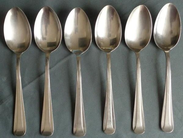 Sola GZ 1400 Hetty Lot de 6 cuillères de table 20,6 cm, Envoi, Comme neuf, Inox ou Chrome, Ensemble de couverts