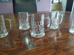 6 verres à liqueur (H: 6.5 cm), Ophalen of Verzenden, Zo goed als nieuw, Glas, Glas of Glazen