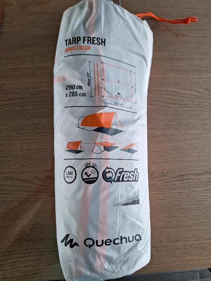 Quechua tarp fresh 290*285mm (Nieuw), Caravans en Kamperen, Kampeeraccessoires, Nieuw, Ophalen