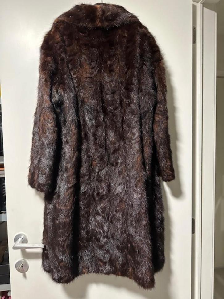 Vintage bontjas, Kleding | Dames, Jassen | Winter, Gedragen, Maat 38/40 (M), Zwart, Ophalen