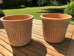 Paire de cache-pots | Made in Italy | 23 cm, Comme neuf, Intérieur, Rond, Moins de 25 cm