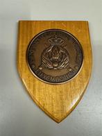 Vintage houten schild - Luxembourg police grand ducale placu, Ophalen of Verzenden