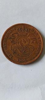 2 cent 1905 vlaams met onvolledige E in cent, Verzenden, Metaal, Losse munt