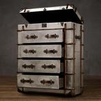 Ladekast Richards' Trunk, Huis en Inrichting, 50 tot 100 cm, Nieuw, Roaring twenties - Aviation, 5 laden of meer